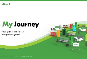 Text reading, "My Journey, Your Guide to professional and personal growth."